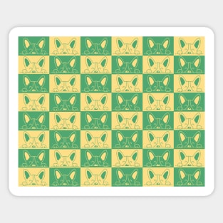 Cute Corgi Pattern Sticker